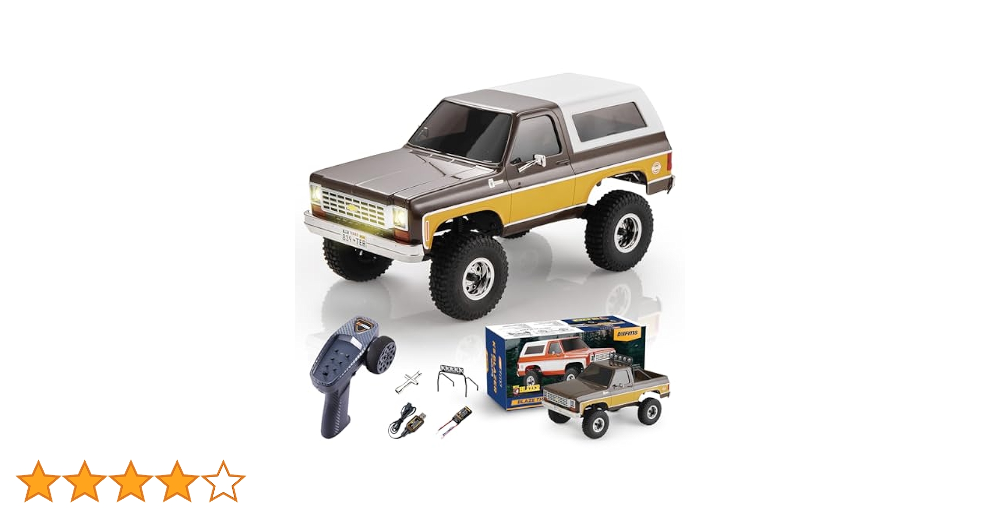 FMS 1/24スケールRCクローラー ラジコン Chevy K5 Blazer Amazon.com: FMS 1/24 RC Crawler Officially Licensed Chevy K5